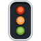 Vertical Traffic Light emoji on Facebook